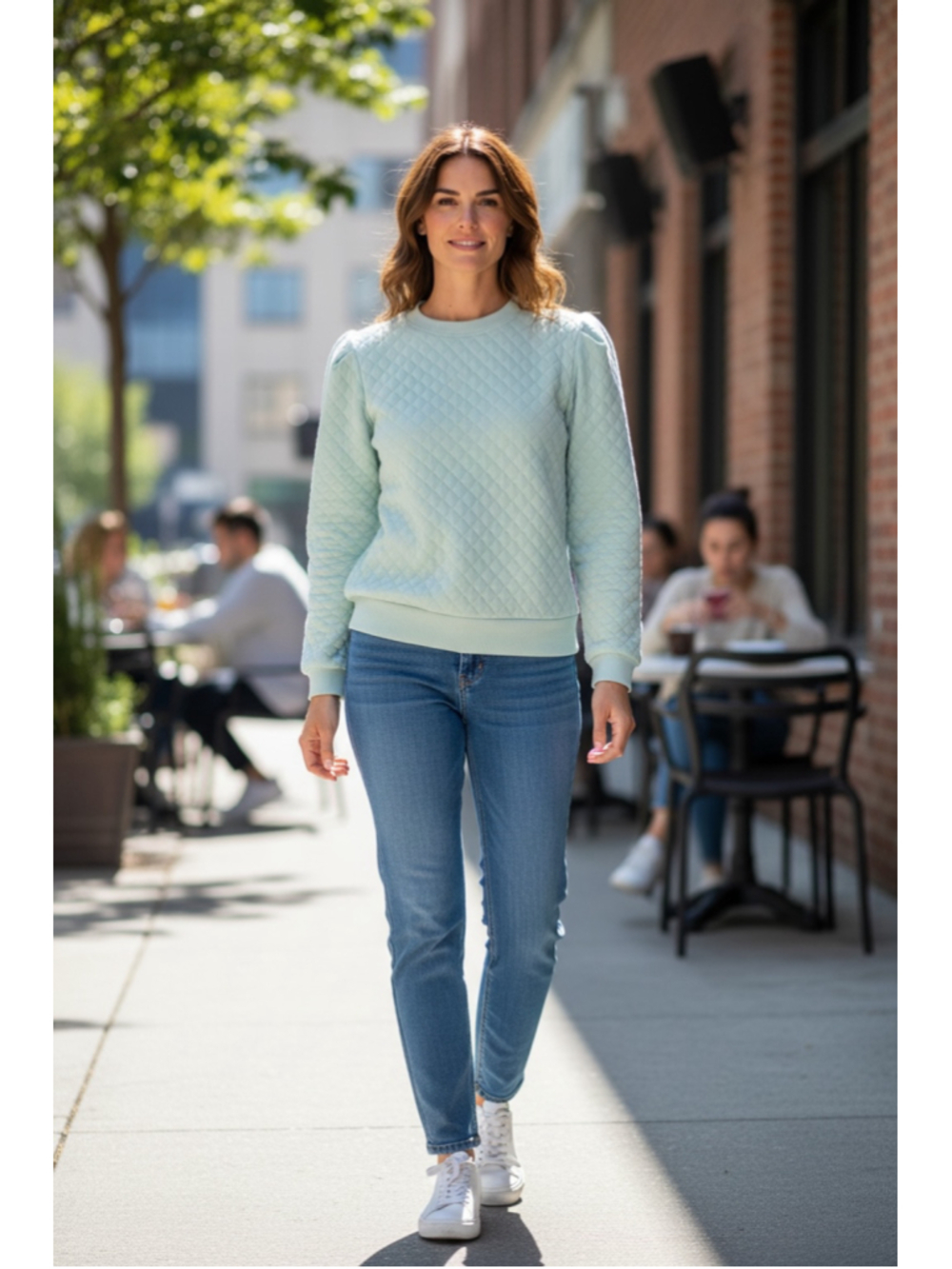 Women's Walter Hagen Pullover Crew Size S Light Blue